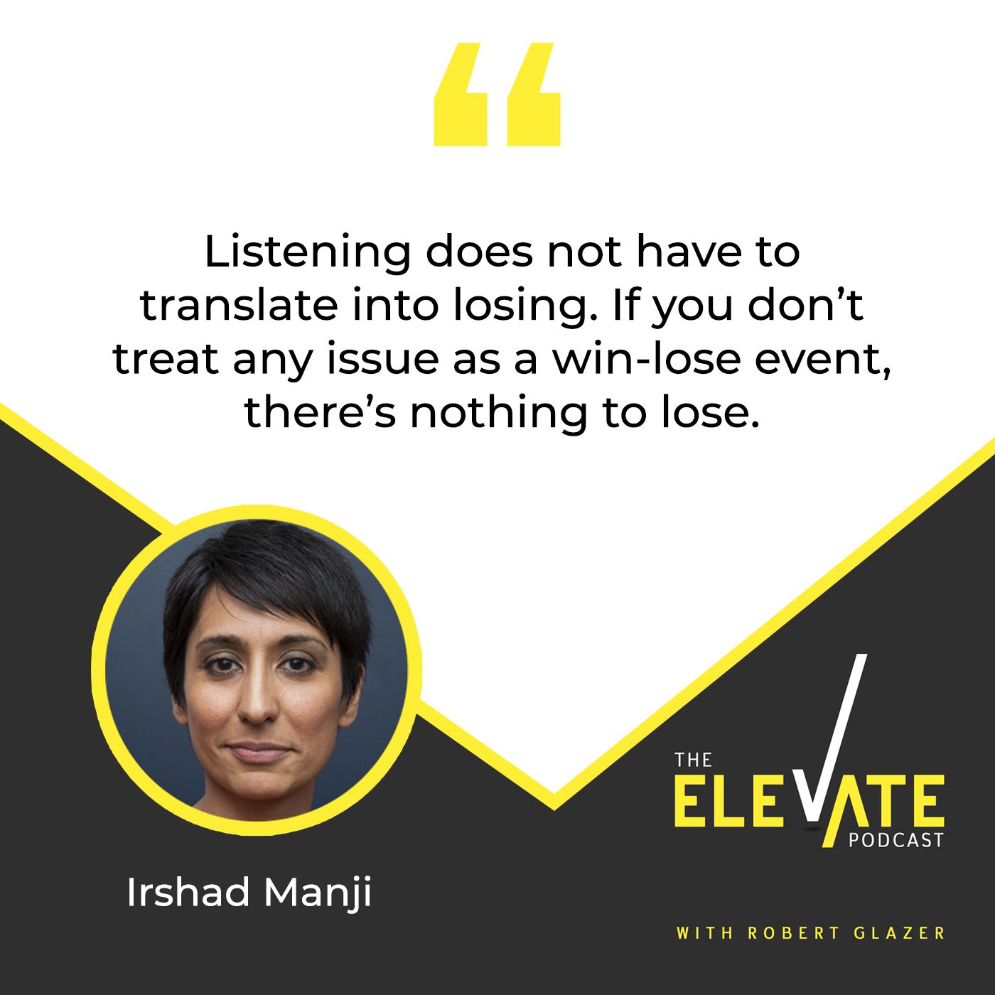 The Elevate Podcast with Robert Glazer | Irshad Manji | Rethinking Diversity